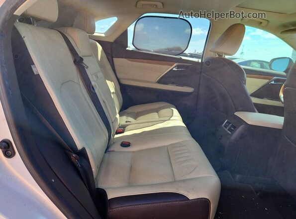 2T2ZZMCA2KC135736 2019 LEXUS RX White უკანა სალონის ხედი