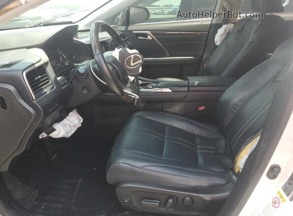 2T2ZZMCA3GC013975 2016 LEXUS RX White Vista interior delantera