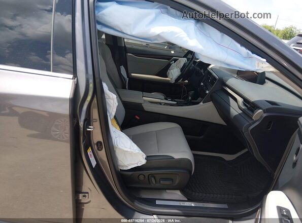 2T2ZZMCA3JC101156 2018 LEXUS RX 350 Gray Widok wnętrza z przodu