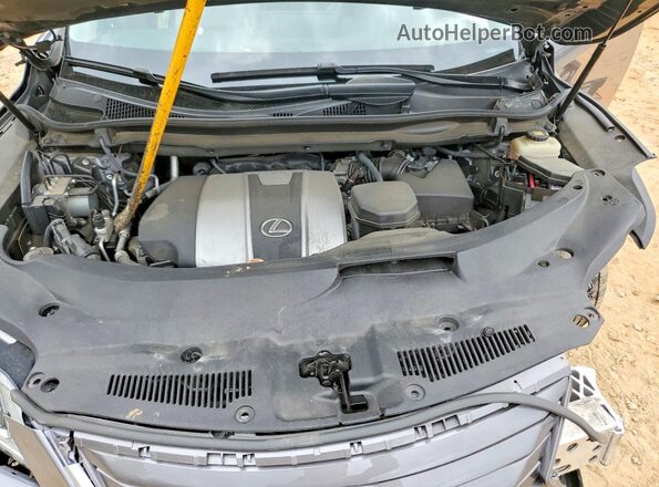 2T2ZZMCA3JC107233 2018 LEXUS RX Charcoal უკანა სალონის ხედი