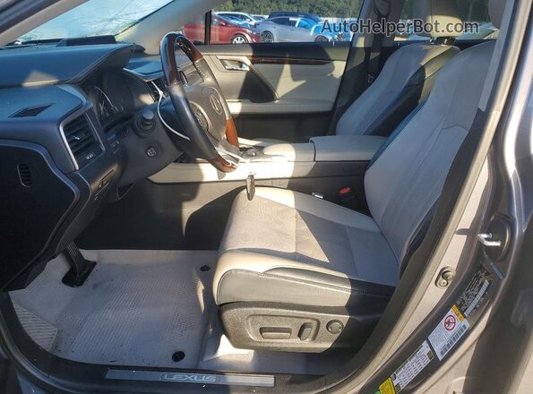 2T2ZZMCA3KC127449 2019 LEXUS RX Gray წინა სალონის ხედი
