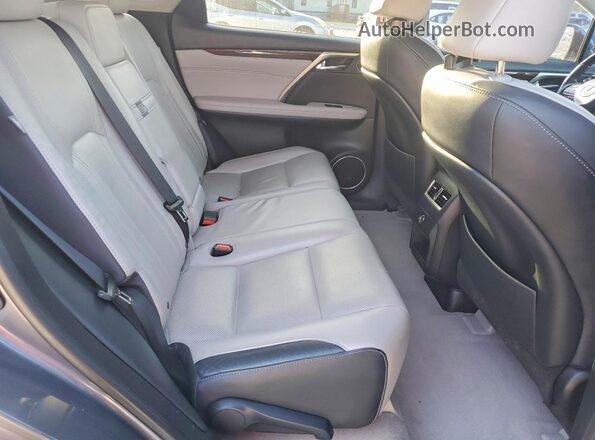 2T2ZZMCA3KC127449 2019 LEXUS RX Gray უკანა სალონის ხედი