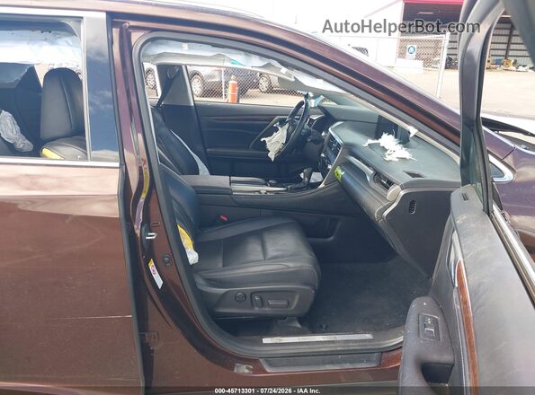 2T2ZZMCA4GC018148 2016 LEXUS RX 350 Burgundy Front interior view