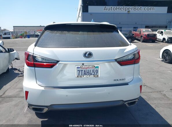 2T2ZZMCA4GC020952 2016 LEXUS RX 350 White 