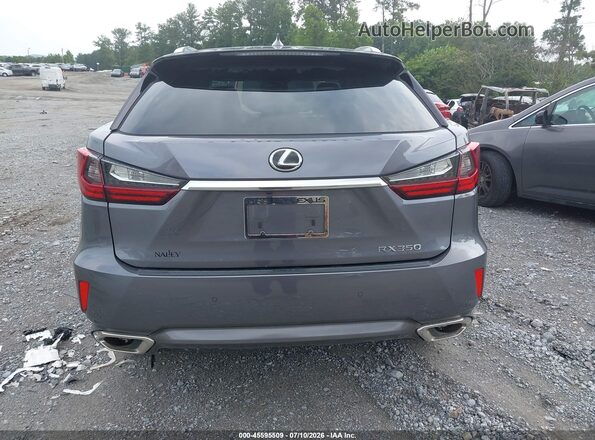 2T2ZZMCA4HC079744 2017 LEXUS RX 350 Серый 