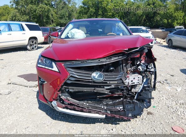 2T2ZZMCA4KC149041 2019 LEXUS RX 350 Red Вид задньої частини салону