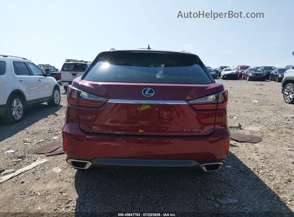 2T2ZZMCA4KC149041 2019 LEXUS RX 350 Red 
