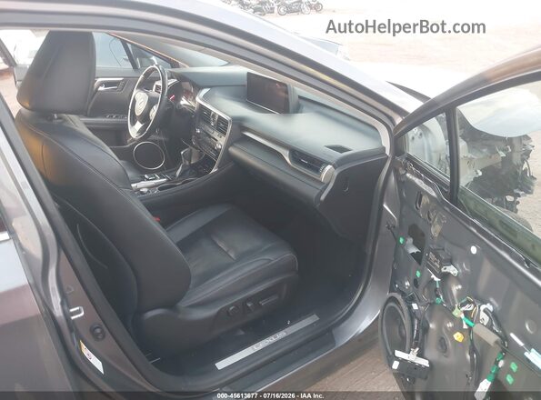 2T2ZZMCA5HC065142 2017 LEXUS RX 350 Gray Widok wnętrza z przodu