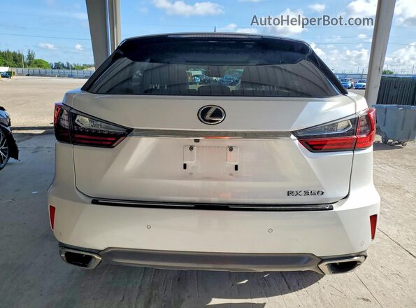 2T2ZZMCA5JC104964 2018 LEXUS RX White Հետևի տեսք