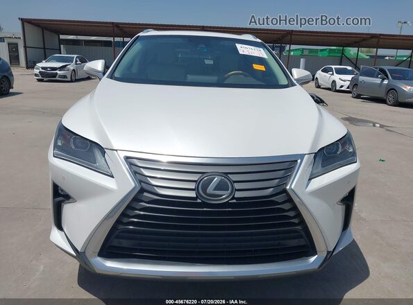 2T2ZZMCA5JC110912 2018 LEXUS RX 350 White ხელსაწყოთა პანელის ხედი