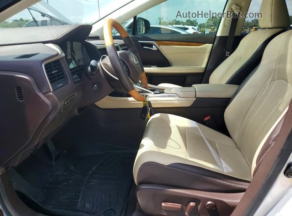 2T2ZZMCA5KC128358 2019 LEXUS RX Silver Widok wnętrza z przodu