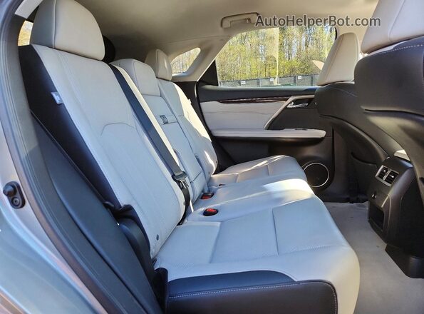 2T2ZZMCA5KC144625 2019 LEXUS RX Silver Rear interior view