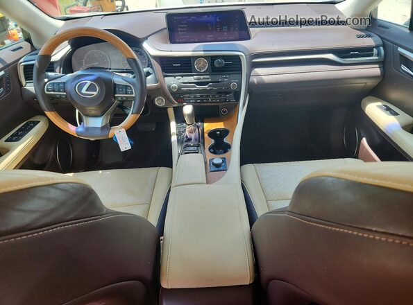 2T2ZZMCA6HC053503 2017 LEXUS RX White Vista del salpicadero