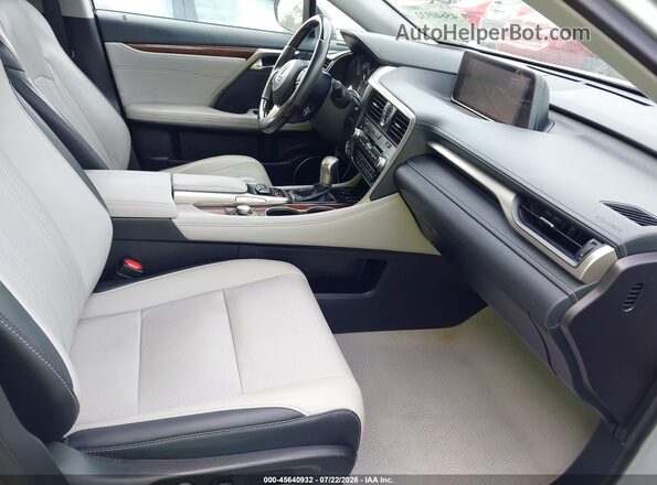 2T2ZZMCA6JC106268 2018 LEXUS RX 350 Серебряный Вид салона спереди