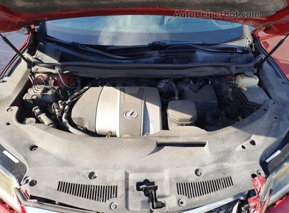 2T2ZZMCA7HC046527 2017 LEXUS RX Red Vista del compartimento del motor