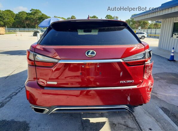 2T2ZZMCA7HC046527 2017 LEXUS RX Red Vista trasera