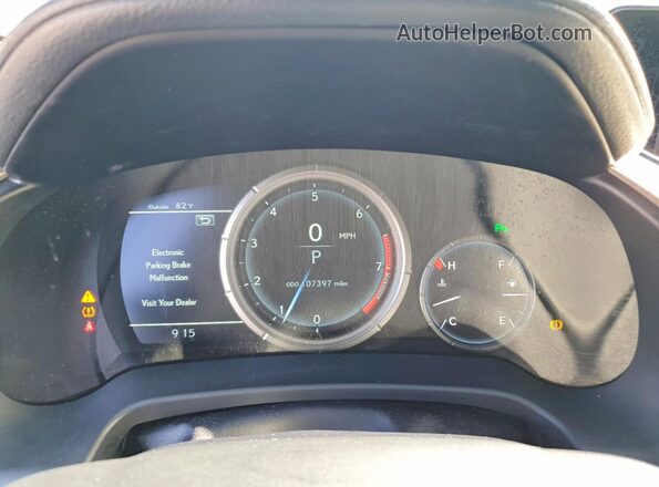 2T2ZZMCA7HC046527 2017 LEXUS RX Red Vista del cuadro de instrumentos