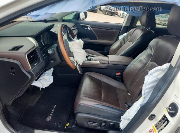 2T2ZZMCA7KC135909 2019 LEXUS RX White Widok wnętrza z przodu