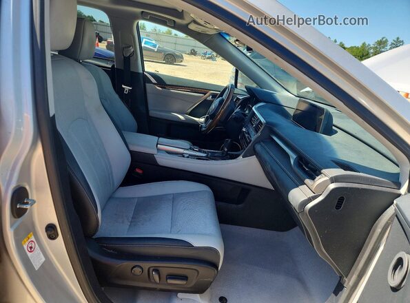 2T2ZZMCA7KC149597 2019 LEXUS RX Silver Widok wnętrza z przodu