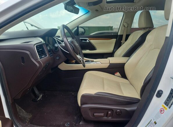 2T2ZZMCA8GC034028 2016 LEXUS RX White წინა სალონის ხედი
