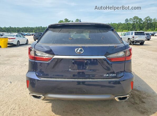 2T2ZZMCA8HC045032 2017 LEXUS RX Blue Հետևի տեսք