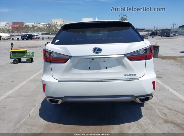2T2ZZMCA8HC063529 2017 LEXUS RX 350 White 