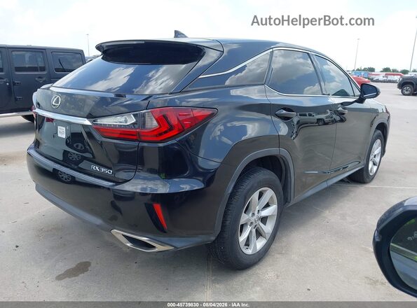 2T2ZZMCA8HC087071 2017 LEXUS RX 350 Black Tył prawy