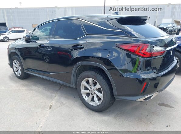 2T2ZZMCA8HC087071 2017 LEXUS RX 350 Black Tył lewy
