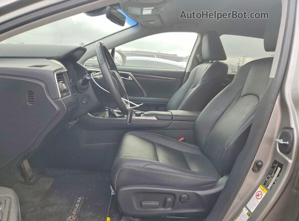 2T2ZZMCA9HC036503 2017 LEXUS RX Серый Вид салона спереди