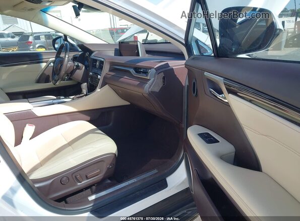 2T2ZZMCA9HC070716 2017 LEXUS RX 350 Белый Вид салона спереди