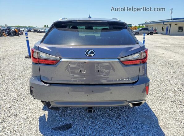 2T2ZZMCA9JC103221 2018 LEXUS RX Charcoal Вид ззаду