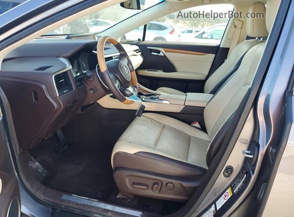 2T2ZZMCAXGC019515 2016 LEXUS RX Gray Vista interior delantera