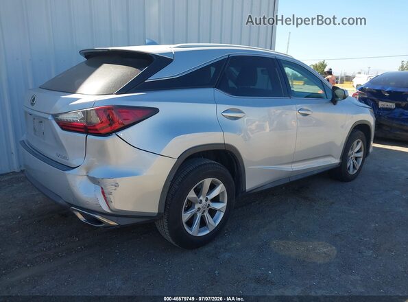2T2ZZMCAXGC019532 2016 LEXUS RX 350 Silver Trasero derecho