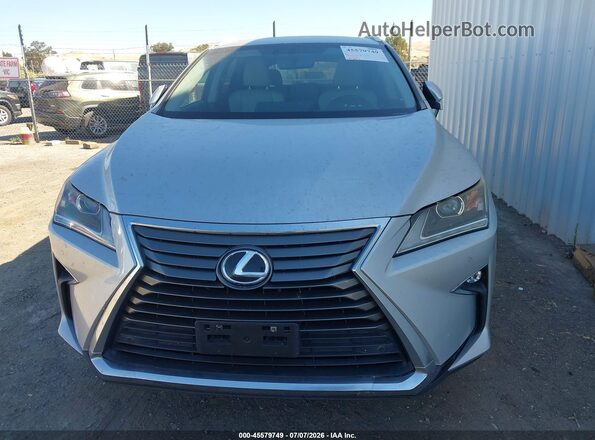 2T2ZZMCAXGC019532 2016 LEXUS RX 350 Silver Vista interior trasera