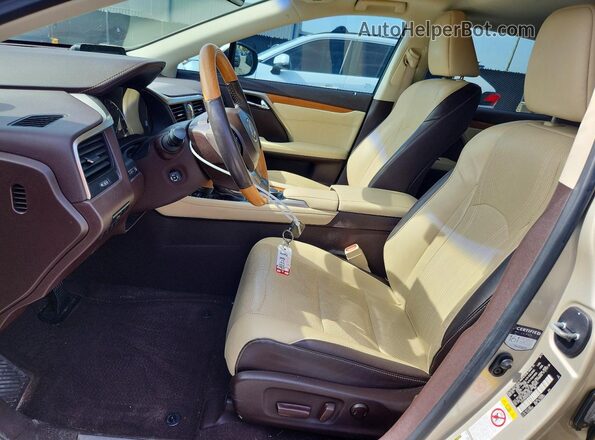 2T2ZZMCAXGC027579 2016 LEXUS RX Золотой Вид салона спереди