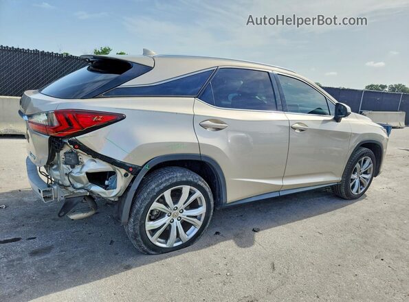 2T2ZZMCAXGC027579 2016 LEXUS RX Золотой Задняя правая четверть