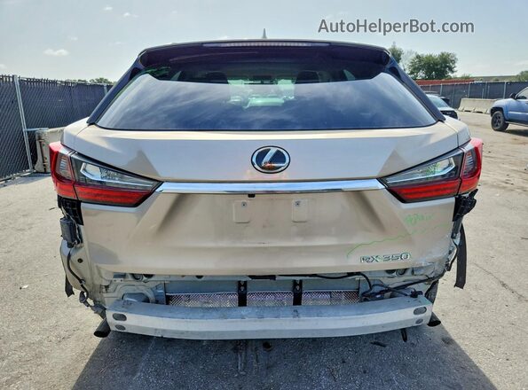 2T2ZZMCAXGC027579 2016 LEXUS RX Золотой Вид сзади