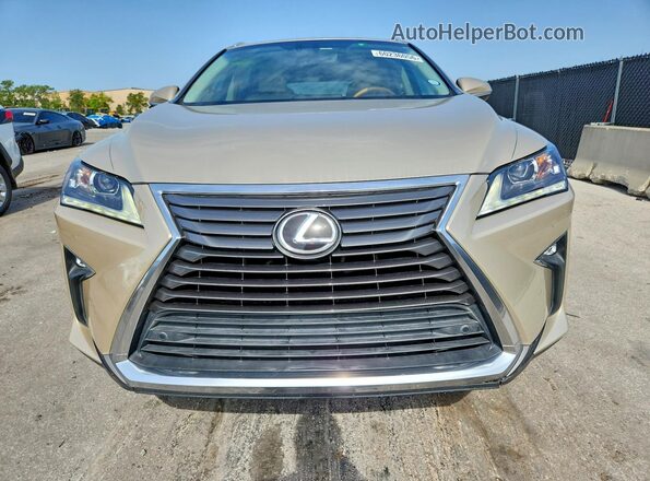 2T2ZZMCAXGC027579 2016 LEXUS RX Золотой Вид спереди