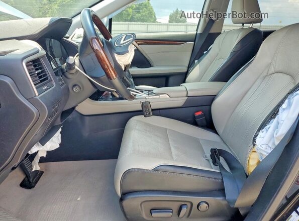 2T2ZZMCAXHC074628 2017 LEXUS RX Черный Вид салона спереди