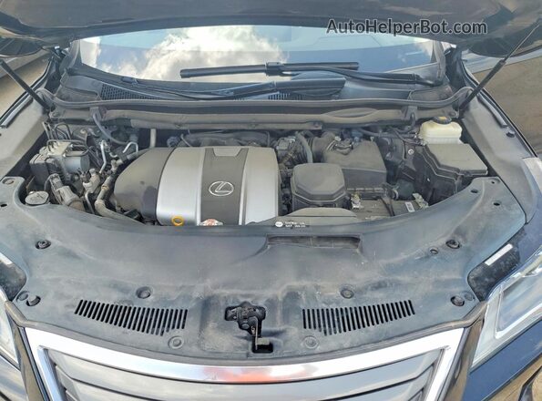 2T2ZZMCAXHC075312 2017 LEXUS RX Black Вид підкапотного простору
