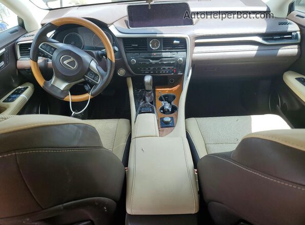 2T2ZZMCAXHC075312 2017 LEXUS RX Black Вид панелі приладів