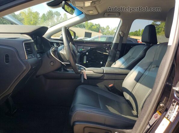 2T2ZZMCAXKC123091 2019 LEXUS RX Blue Widok wnętrza z przodu