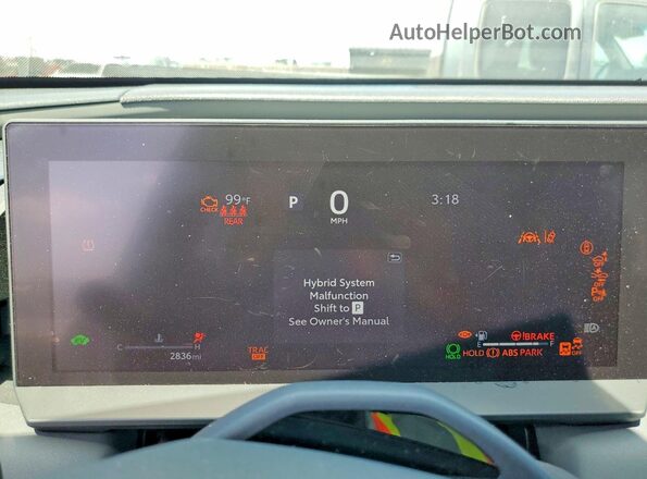 2T36CRAV3TW008710 2026 TOYOTA RAV4 Белый Вид щитка приборов