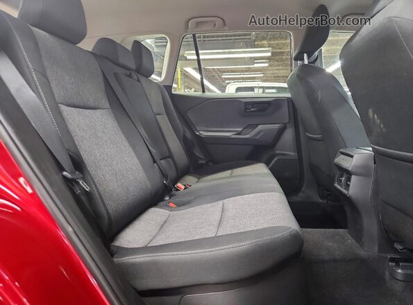 2T36CRAV3TW014202 2026 TOYOTA RAV4 Red Vista de los asientos traseros