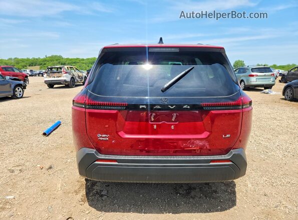 2T36CRAV5TW026030 2026 TOYOTA RAV4 Burgundy Rear view