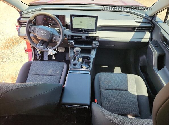 2T36CRAV5TW026030 2026 TOYOTA RAV4 Burgundy Dashboard view