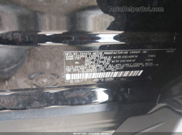 2T36CRAV8TC013712 2026 TOYOTA RAV4 Черный Вид подкапотного пространства