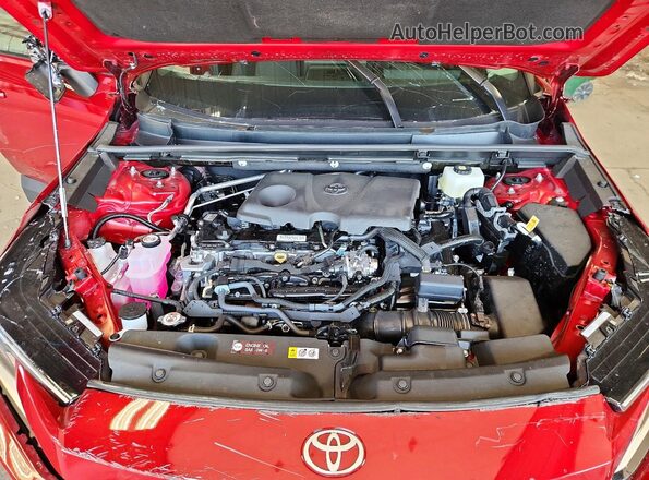 2T36CRAV8TW043873 2026 TOYOTA RAV4 Red Engine compartment view