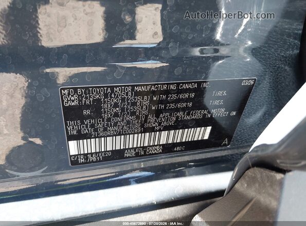 2T36DRBV7TC002891 2026 TOYOTA RAV4 Gray Widok komory silnika