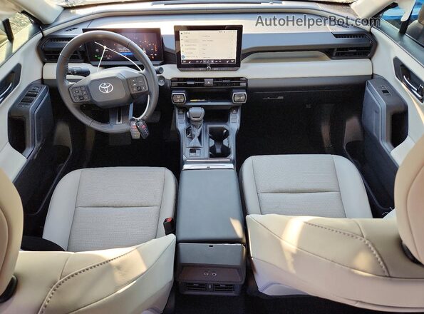 2T36DRBVXTC007521 2026 TOYOTA RAV4 Gray Առջևի վահանակի տեսք